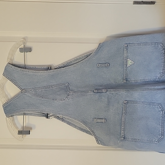 Vintage 90s Guess overall shorts - Picture 6 of 13